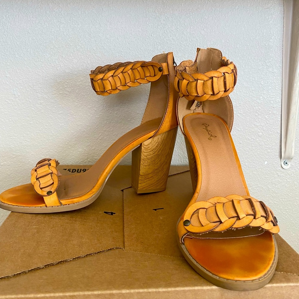 Wood-block Heels